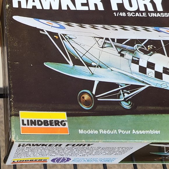 Lindberg Hawker Fury Model Plane Kit - Picture 4 of 4